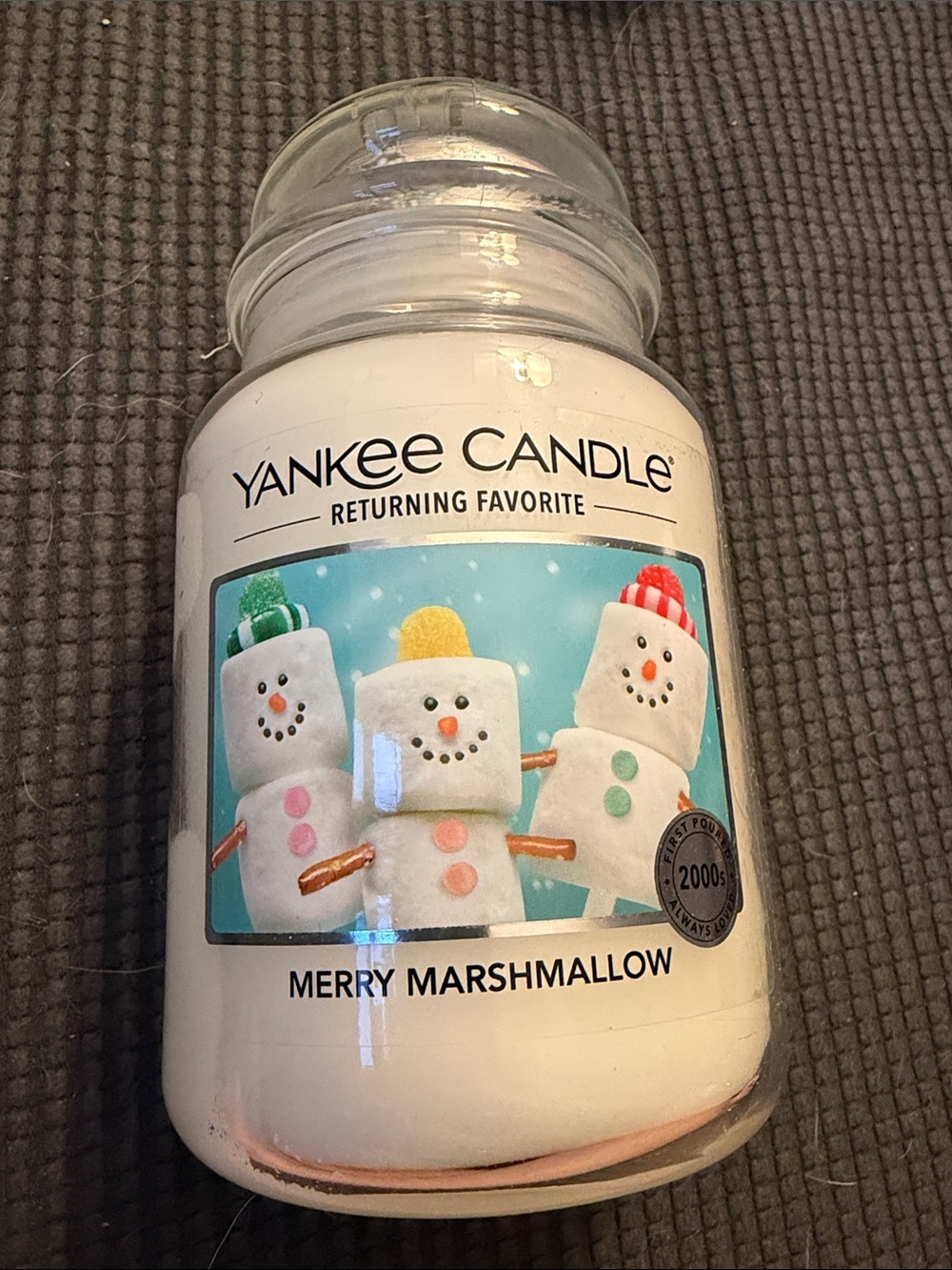 Yankee Candle Merry Marshmallow Jar Candle
